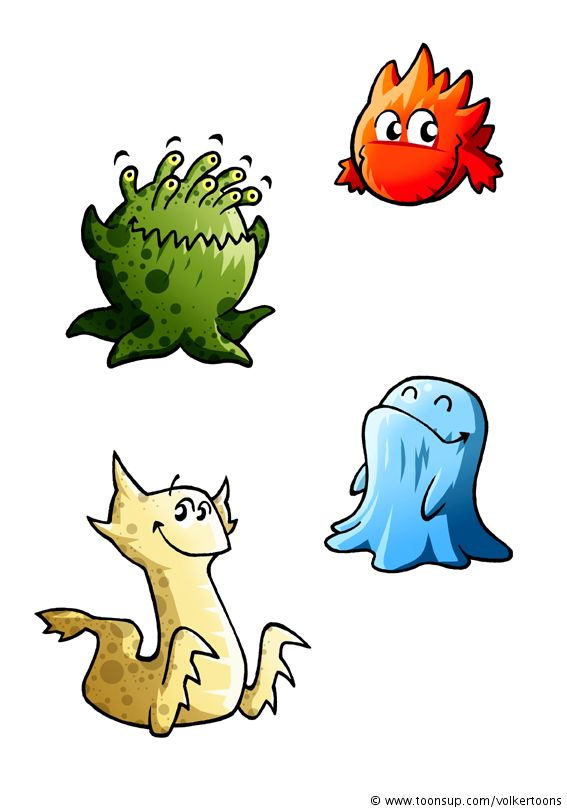 Illustration: Creature Chibis 1
