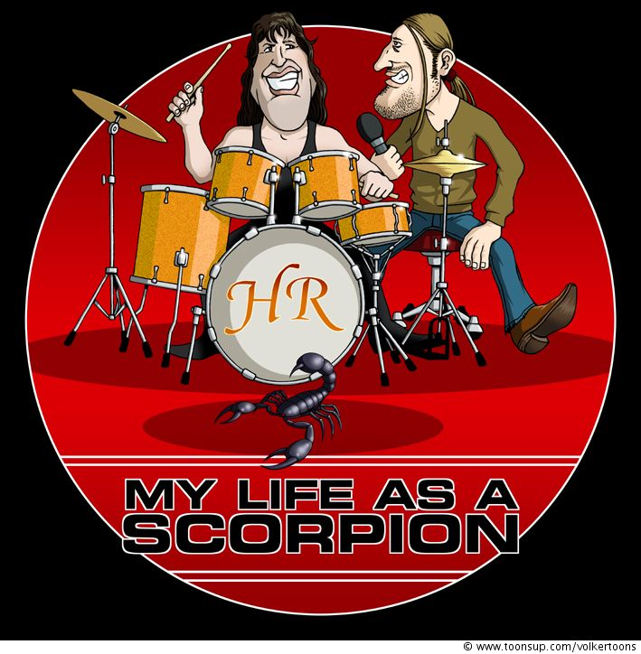 Illustration: My Life As A Scorpion - T-Shirt-Motiv 1