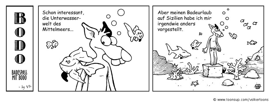Cartoon: Badespaß 1