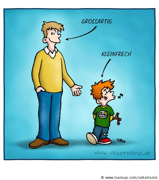 Cartoon: Großartig 1