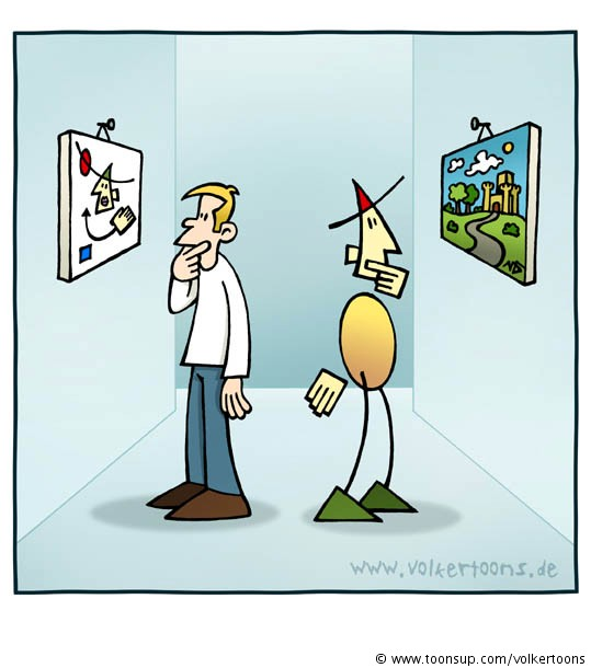 Cartoon: Modern Art 1