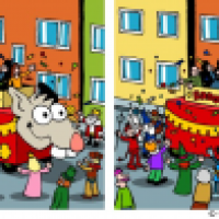 Fehlersuchbild Faschingsumzug