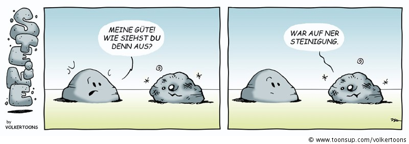 Cartoon: Steinigung 1