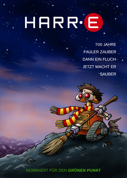 Illustration: Potter Fake Plakate - HarrE 1