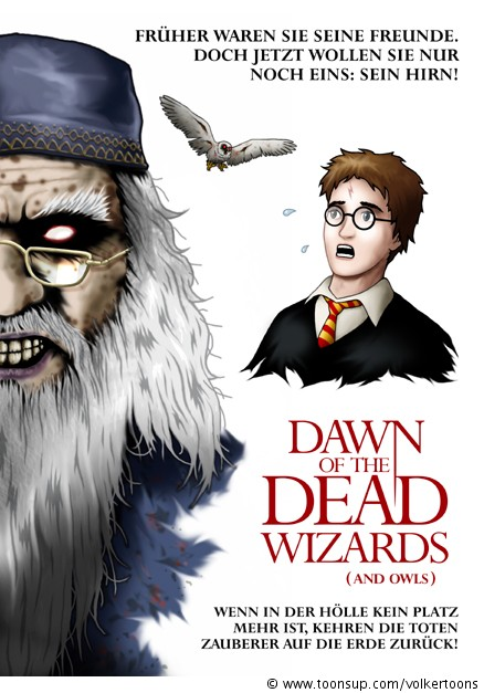 Illustration: Potter Fake Plakate - Zombie 1