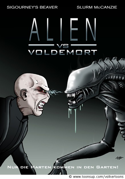 Illustration: Potter Fake Plakate - Alien 1