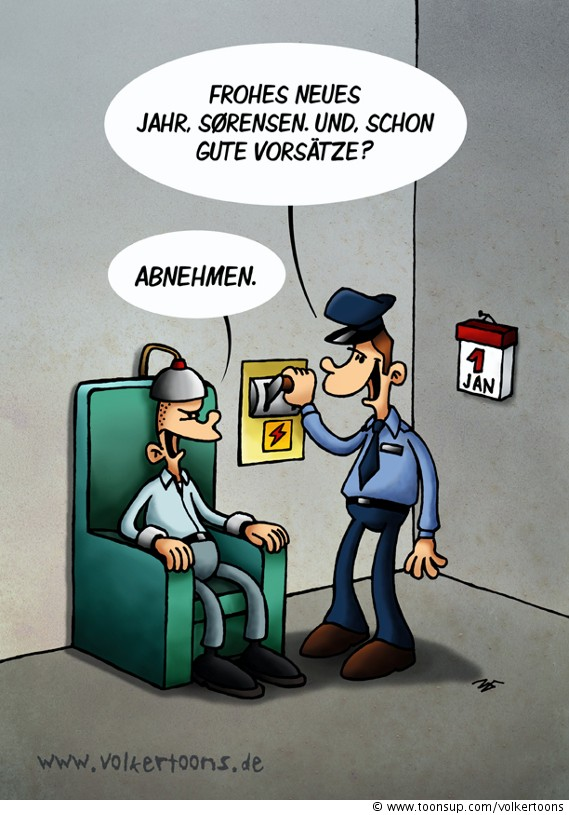Cartoon: Sörensen - die Karte 1