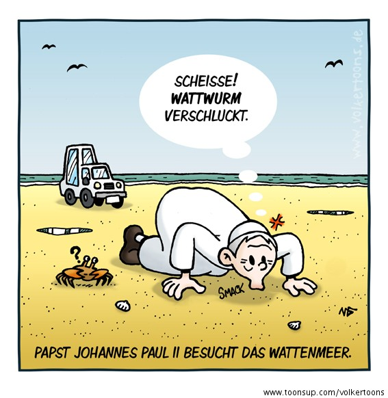Cartoon: Wattwürmer 1