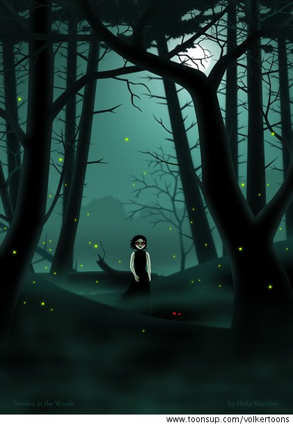 Illustration: Nosfera in the Woods 1