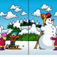 Schneemann bauen