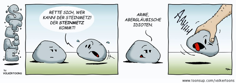 Cartoon: STEINE - Steinmetz II 1