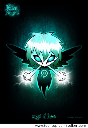 Illustration: fallen angels - angel of force 1