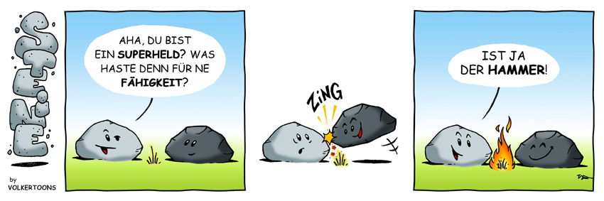 Comic: STEINE - Superheld 1