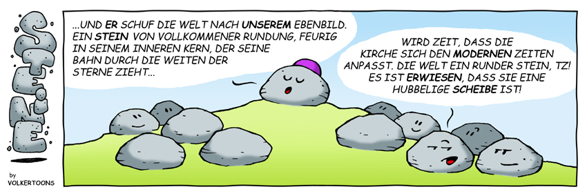 Comic: STEINE - Weltbild 1