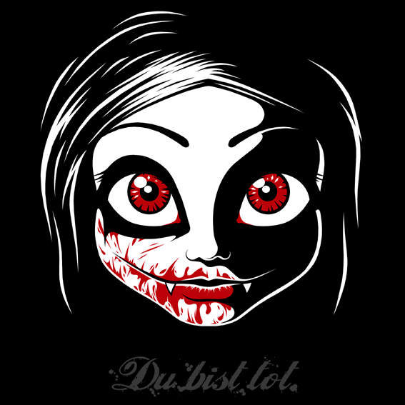 Illustration: Shirtmotiv: Du bist tot! 1