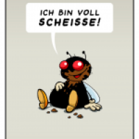 Ich bin voll Scheiße