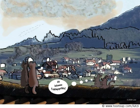 Illustration: Frühlingsgefühle 1