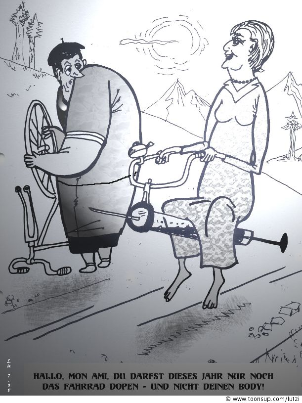 Cartoon: In einer Tour... 1