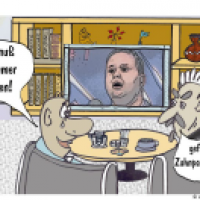 Herbie und Obba sehen fern