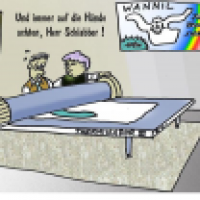 In der Mangel