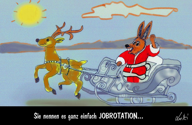 Cartoon: Jobrotation 1