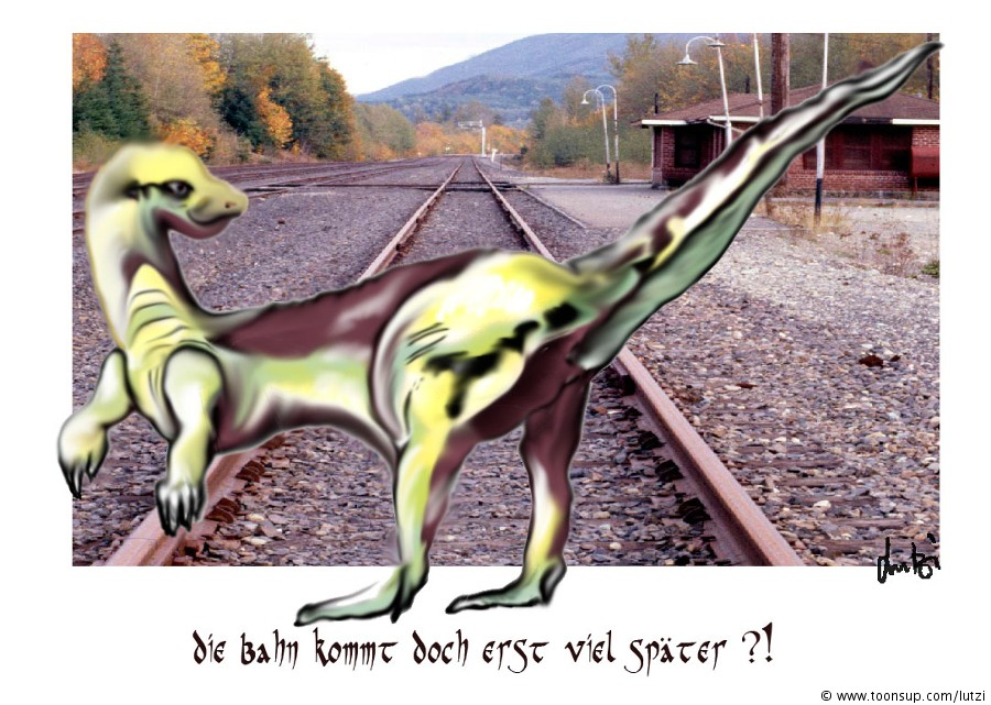 Comic: Warten auf den Zug... 1