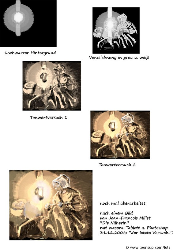 Concept Art / Character Design: Licht und Schatten 1