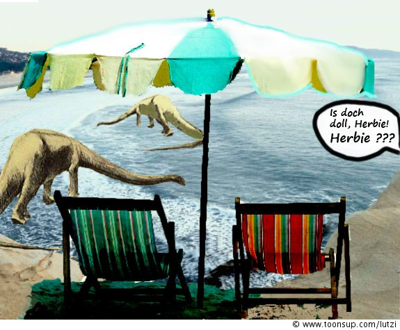 Cartoon: Urlaub auf Dinotopia 1