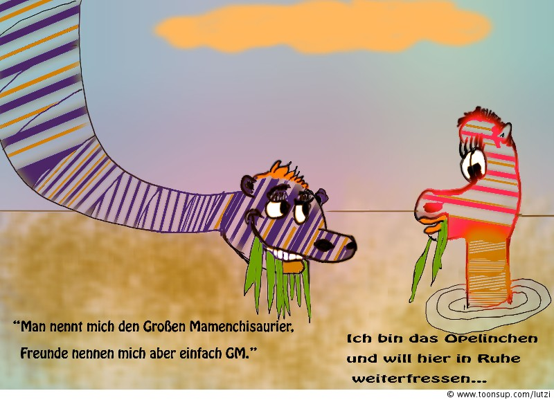 Comic: GM Auge in Auge mit Opelinchen 1