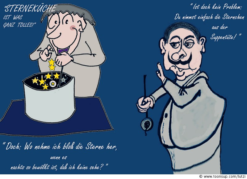 Cartoon: Sterneküche 1