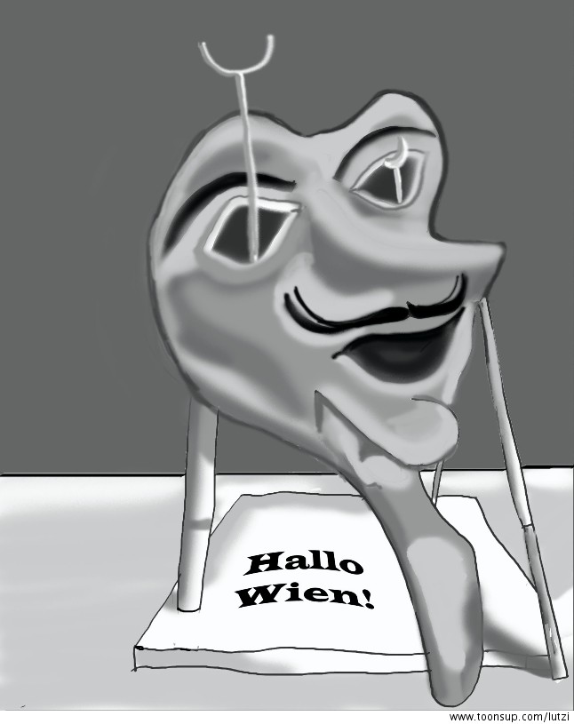 Cartoon: Hallo Wien 1