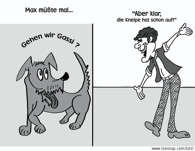 Cartoon: Max muesste mal... 1