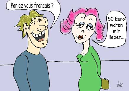 Cartoon: Parlez vous francais 1