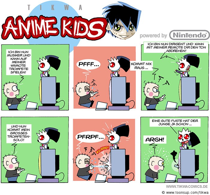 Comic: ANIME KIDS - Wii Music 1