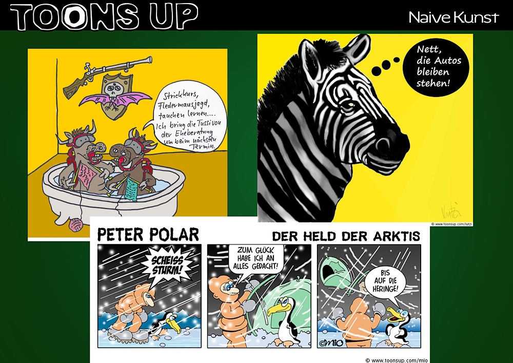 Concept Art / Character Design: TOONS UP - Das PDF Magazin 8
