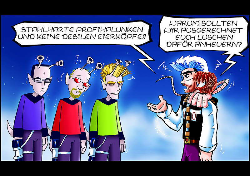 Comic: SPACE-RAT 'Die neue Crew' 4