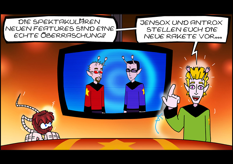 Comic: SPACE-RAT 'Die neue Konsole' 3