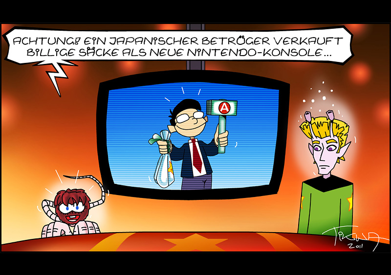 Comic: SPACE-RAT 'Die neue Konsole' 11