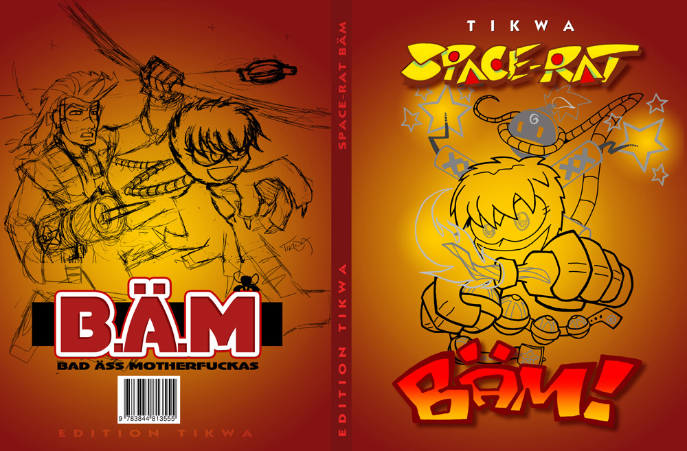 Illustration: SPACE-RAT BÄM (early edition) 1