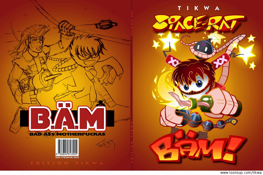 Illustration: SPACE-RAT BÄM (early color) 1