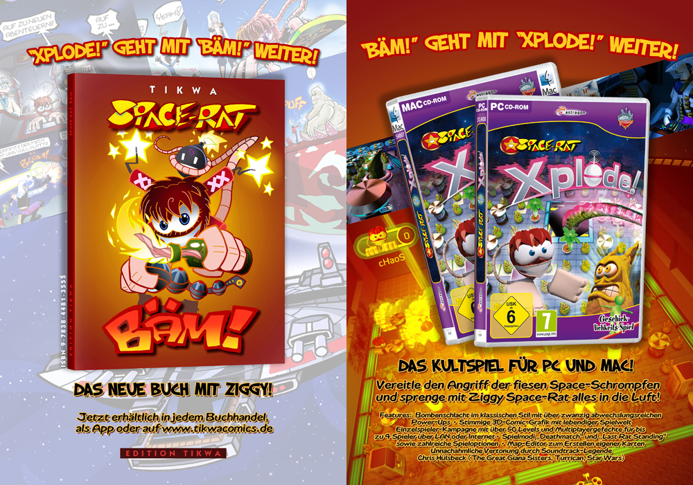 Buch: SPACE-RAT Cross Promotion Design 1