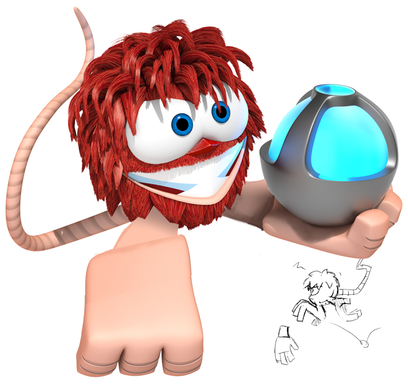 Concept Art / Character Design: SPACE-RAT 'Xplode!' 1