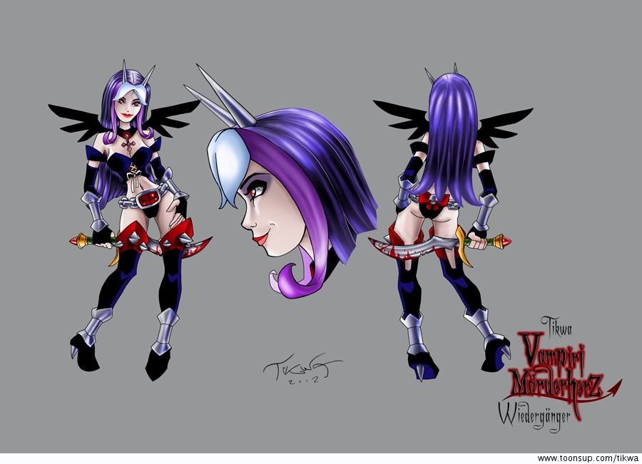 Concept Art / Character Design: Vampiri-Modellfigur 2012 1