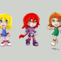 Giana Sisters - Figuren Design