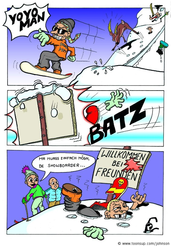 Comic: Snowboardhasser 1