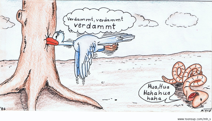 Comic: Rudi der Regenwurm - Kamikaze 2
