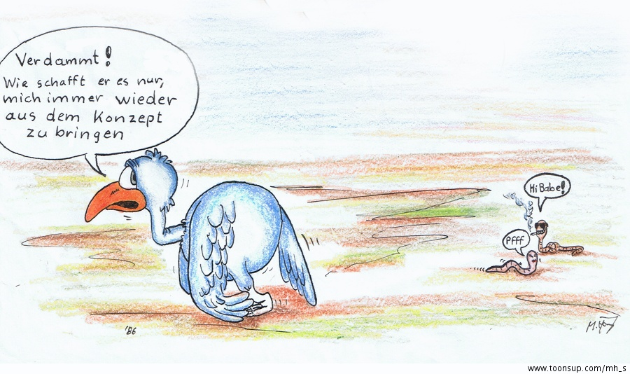 Comic: Rudi der Regenwurm - coolness 2