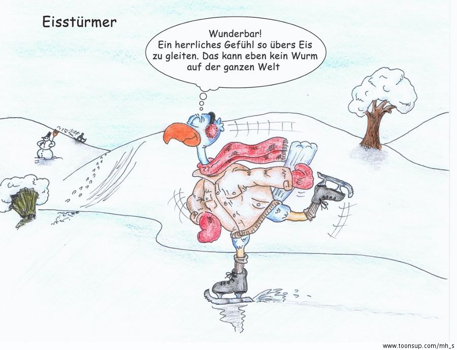Comic: Rudi der Regenwurm - Eisstürmer 1