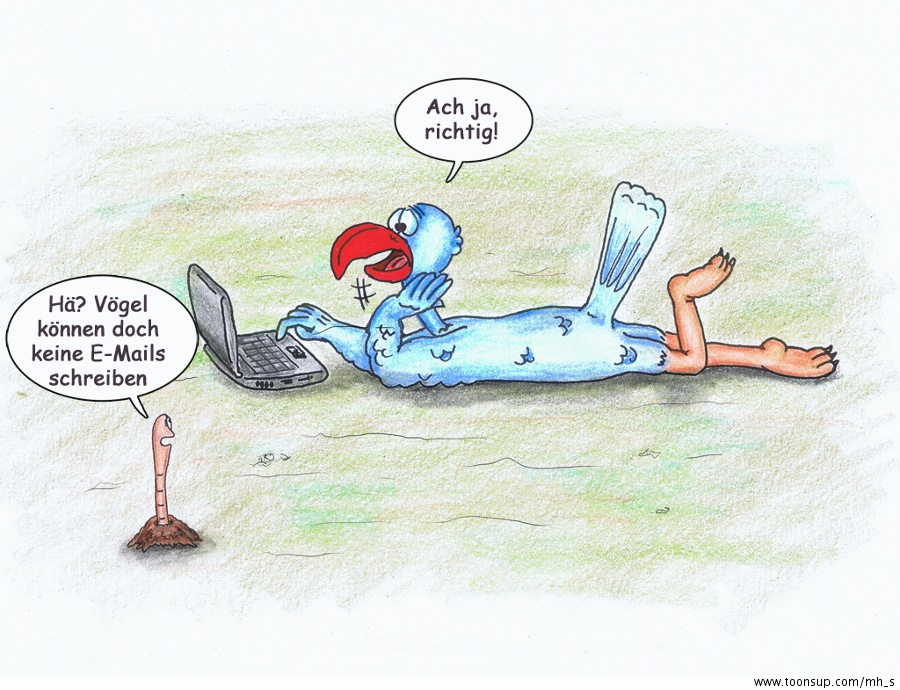 Comic: Rudi der Regenwurm - Kommunikationstalent 2