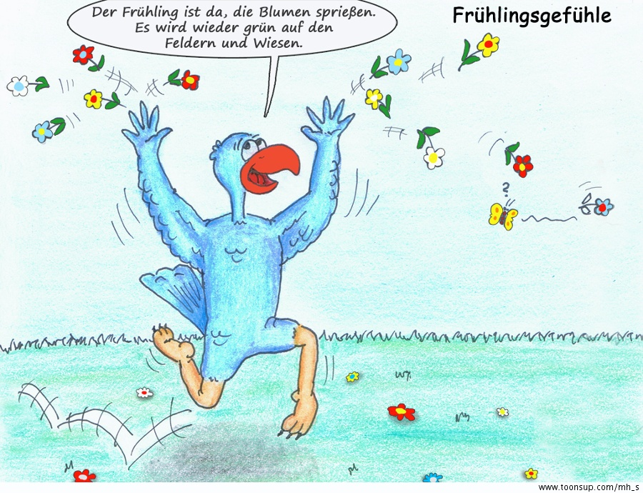 Comic: Rudi der Regenwurm - Frühlingsgefühle 1